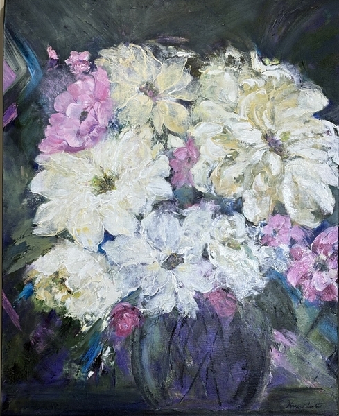 Right Out Of The Garden For You  Acrylic 30x36